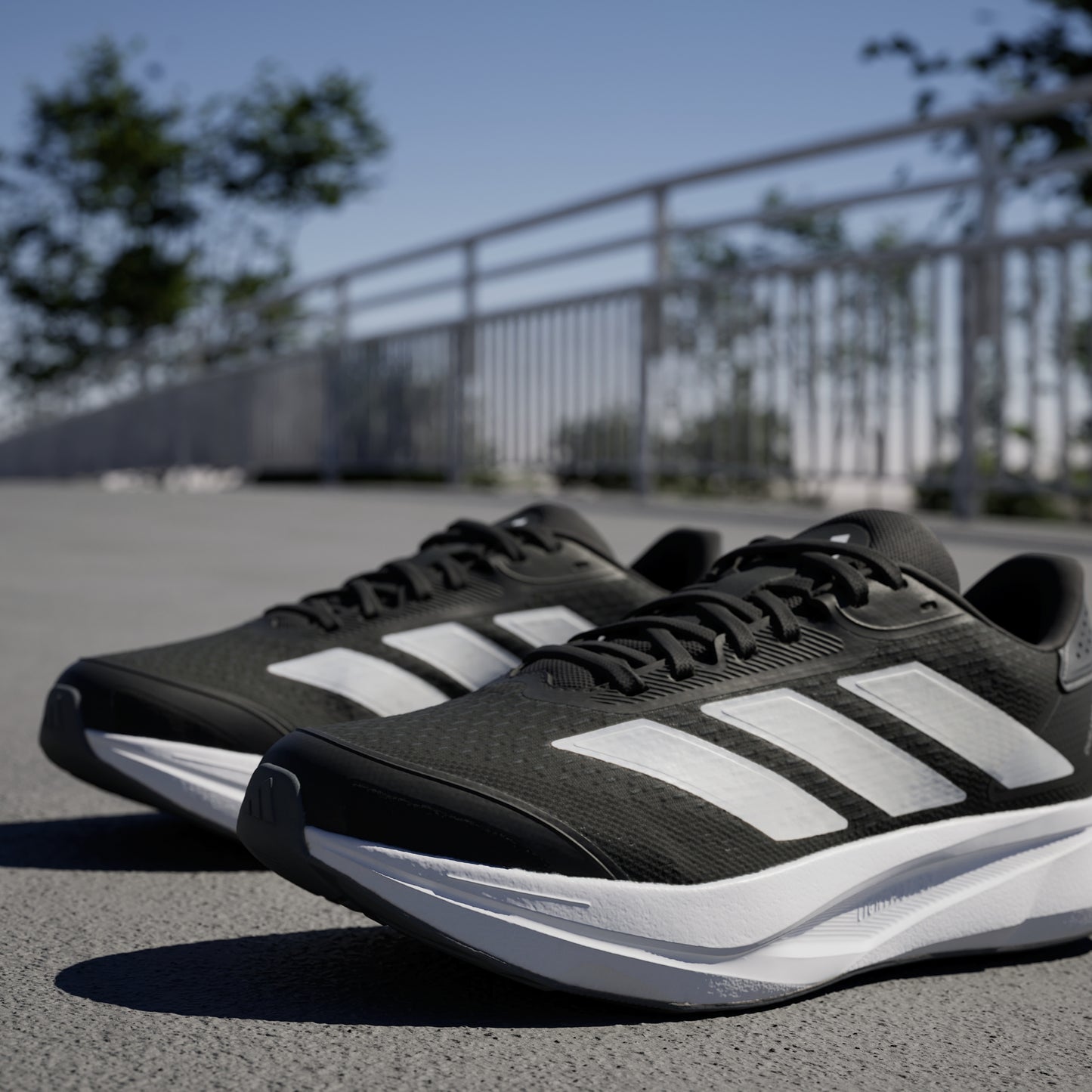 Duramo SL 2 Wide Running Shoes (Black / White)