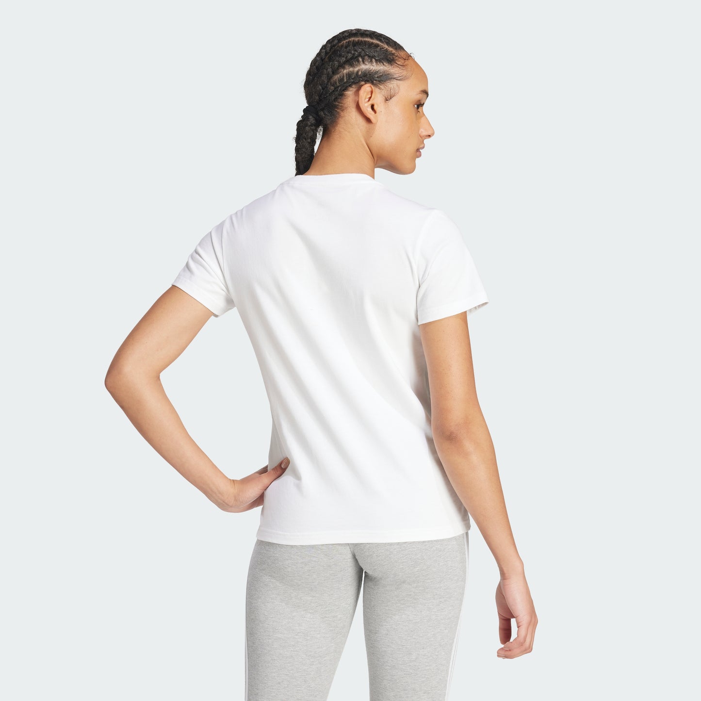 Essentials Logo Tee (White / Black)