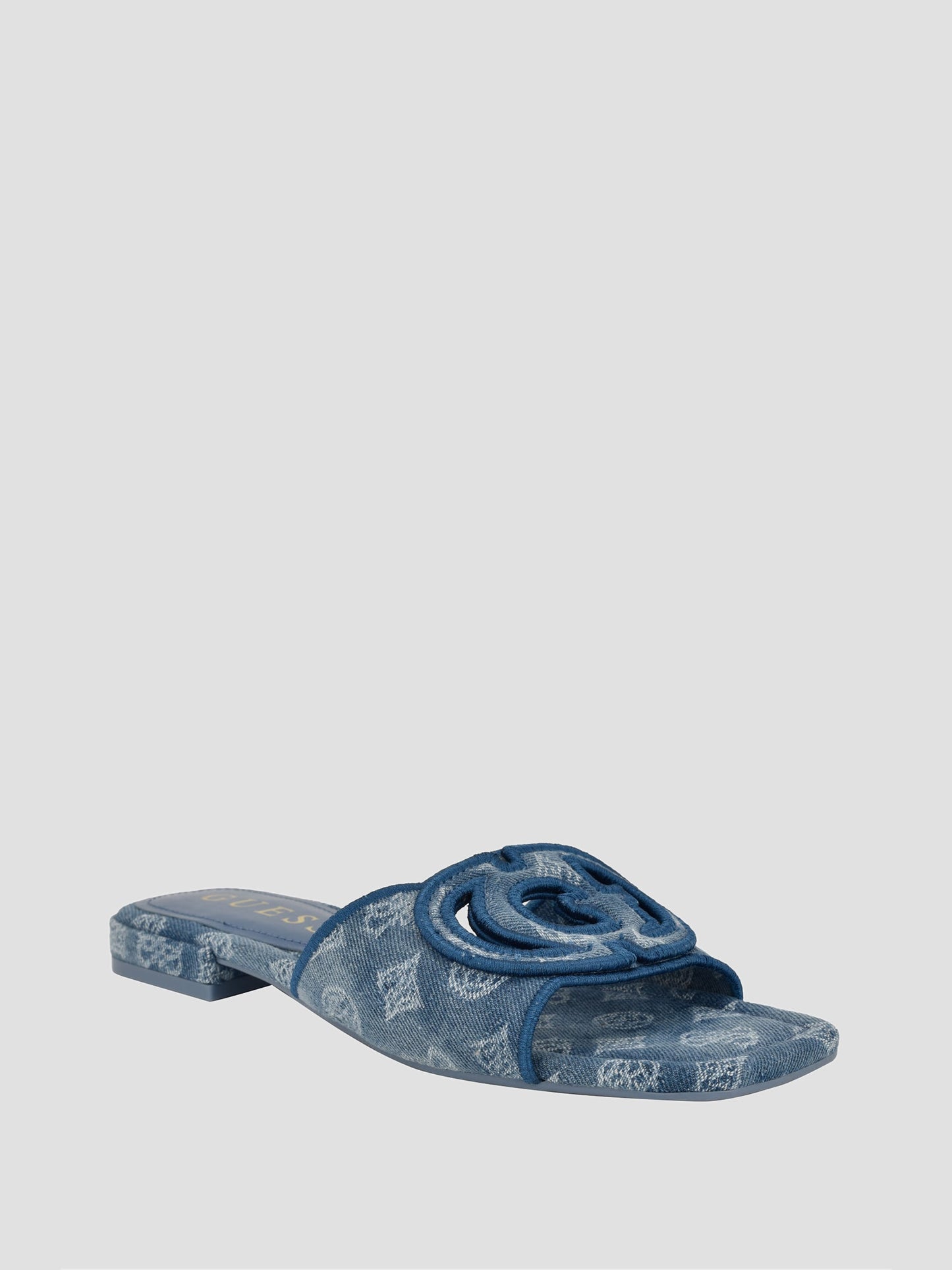 Tarishae Jacquard Sandals (Blue)
