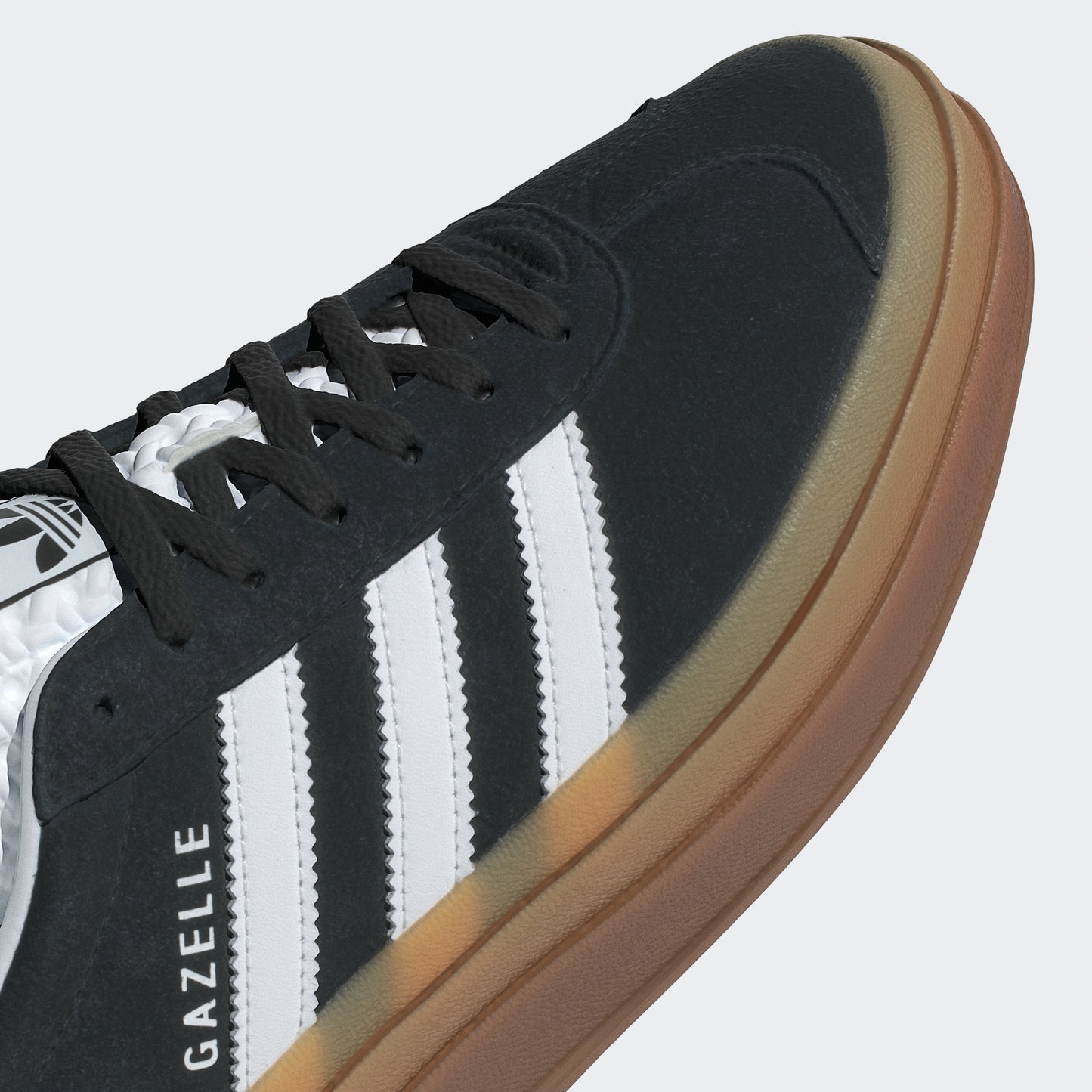 Gazelle Bold Shoes (Core Black / Cloud White / Cloud White)