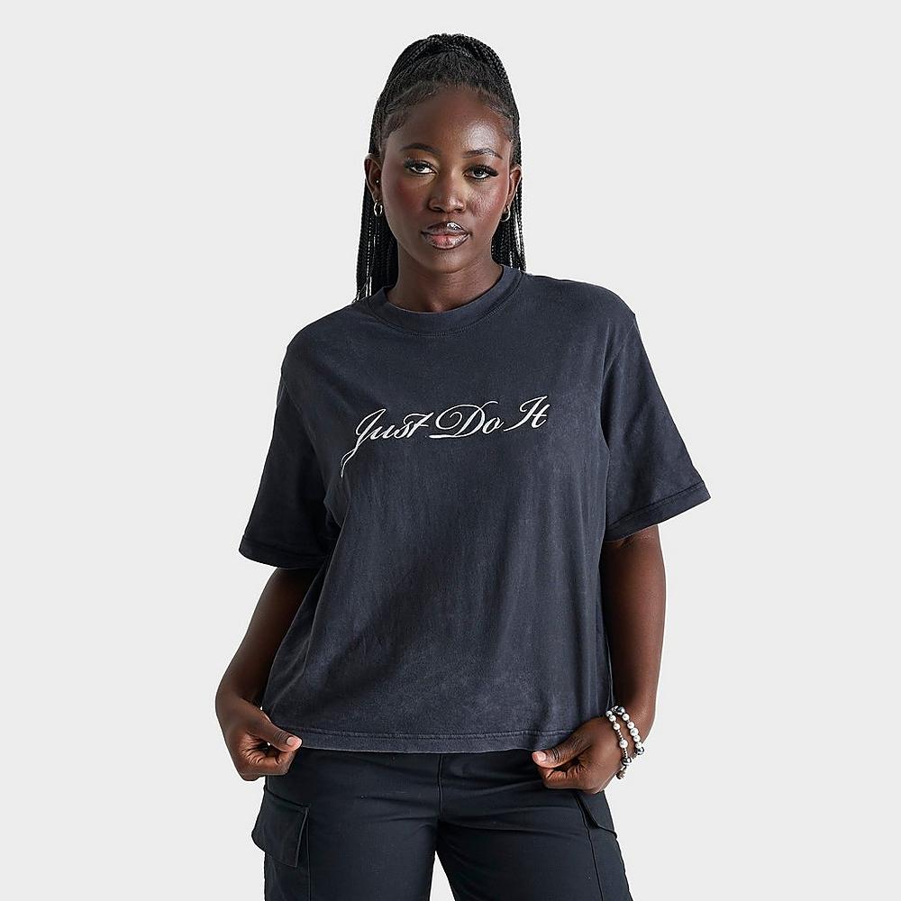 Boxy Wash T-Shirt (Black / Photon Dust)