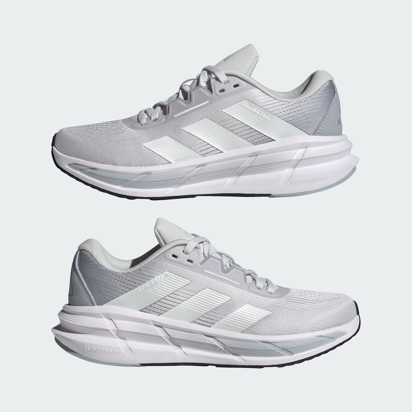 Questar 3 Running Shoes (Dash Grey / Zero Metalic / Halo Silver)