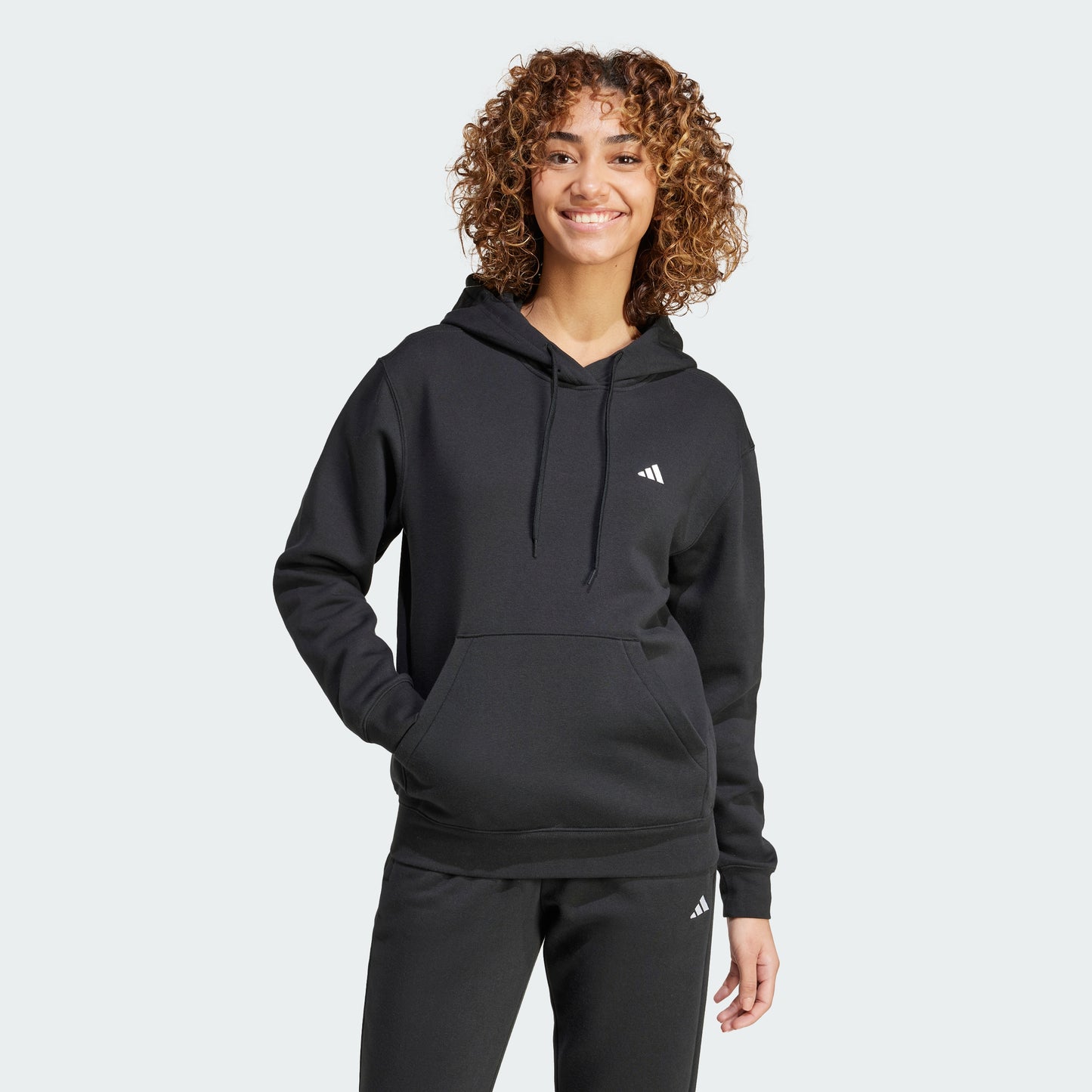 Essentials Small Logo Feel Cozy Hoodie (Black)