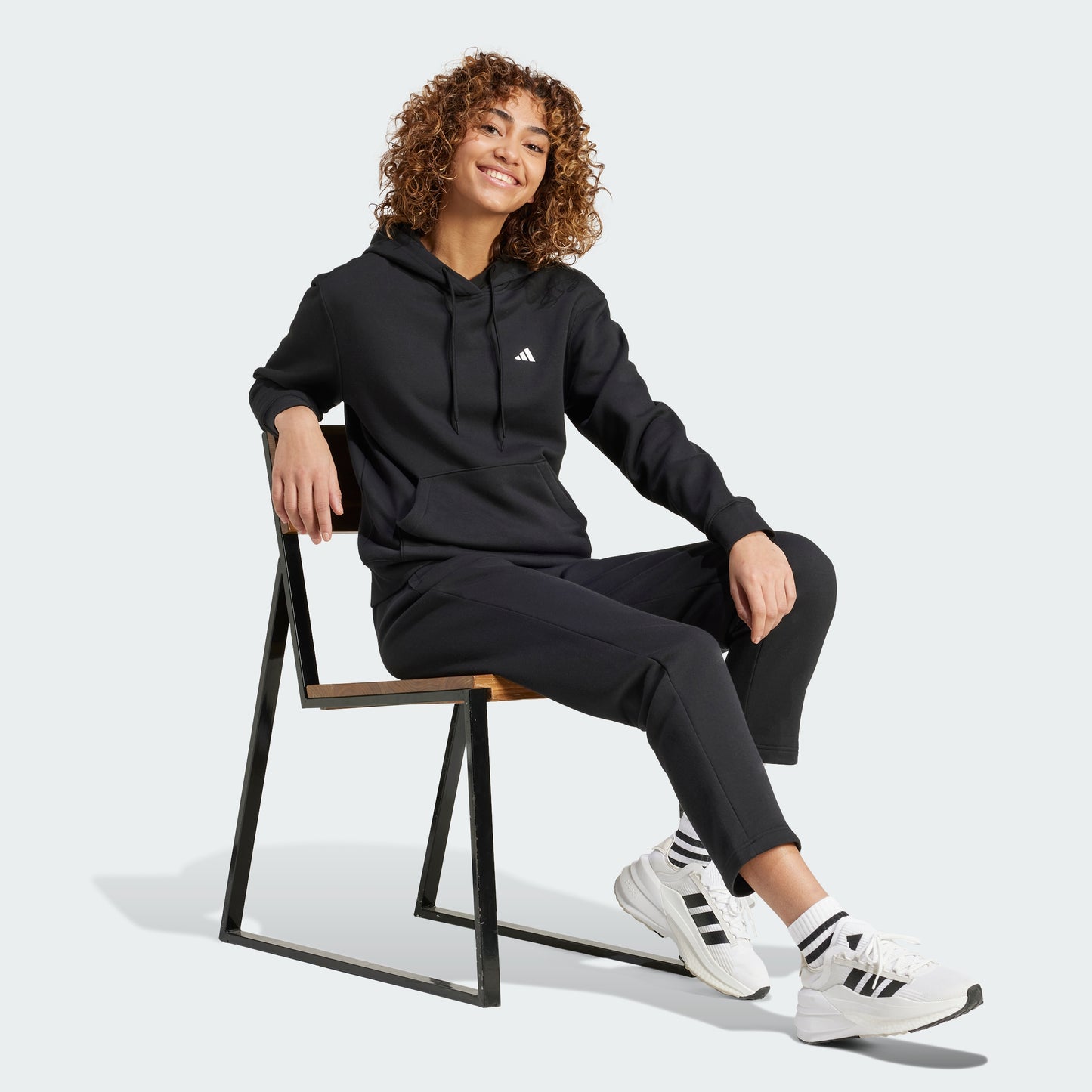 Essentials Small Logo Feel Cozy Hoodie (Black)