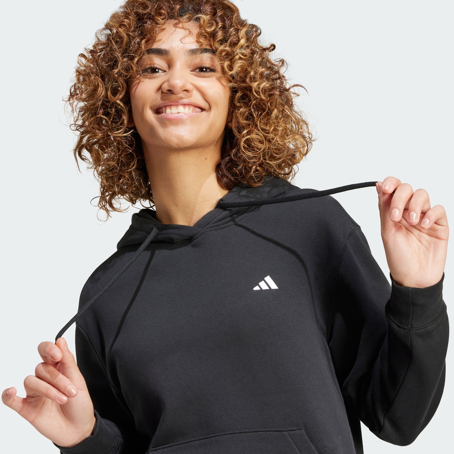Essentials Small Logo Feel Cozy Hoodie (Black)