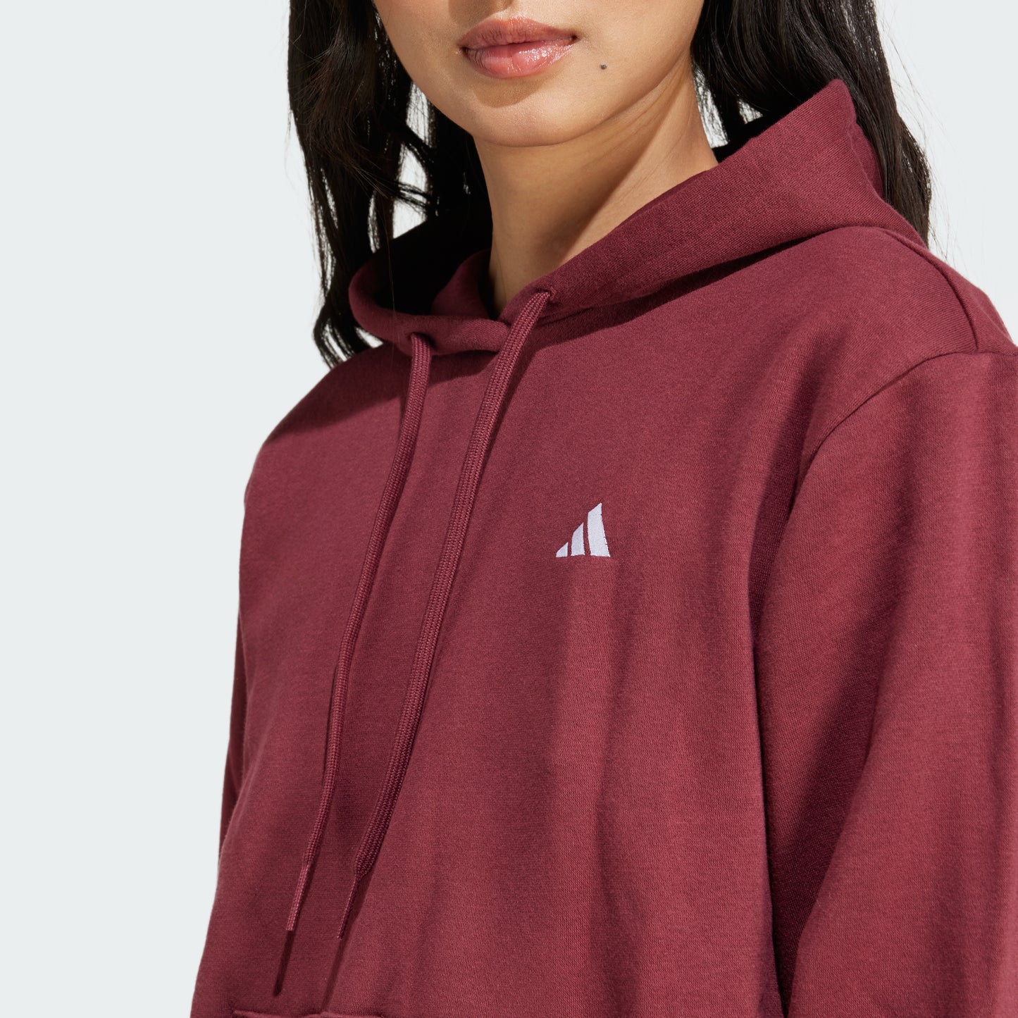 Essentials Small Logo Feel Cozy Hoodie (Shadow Red)