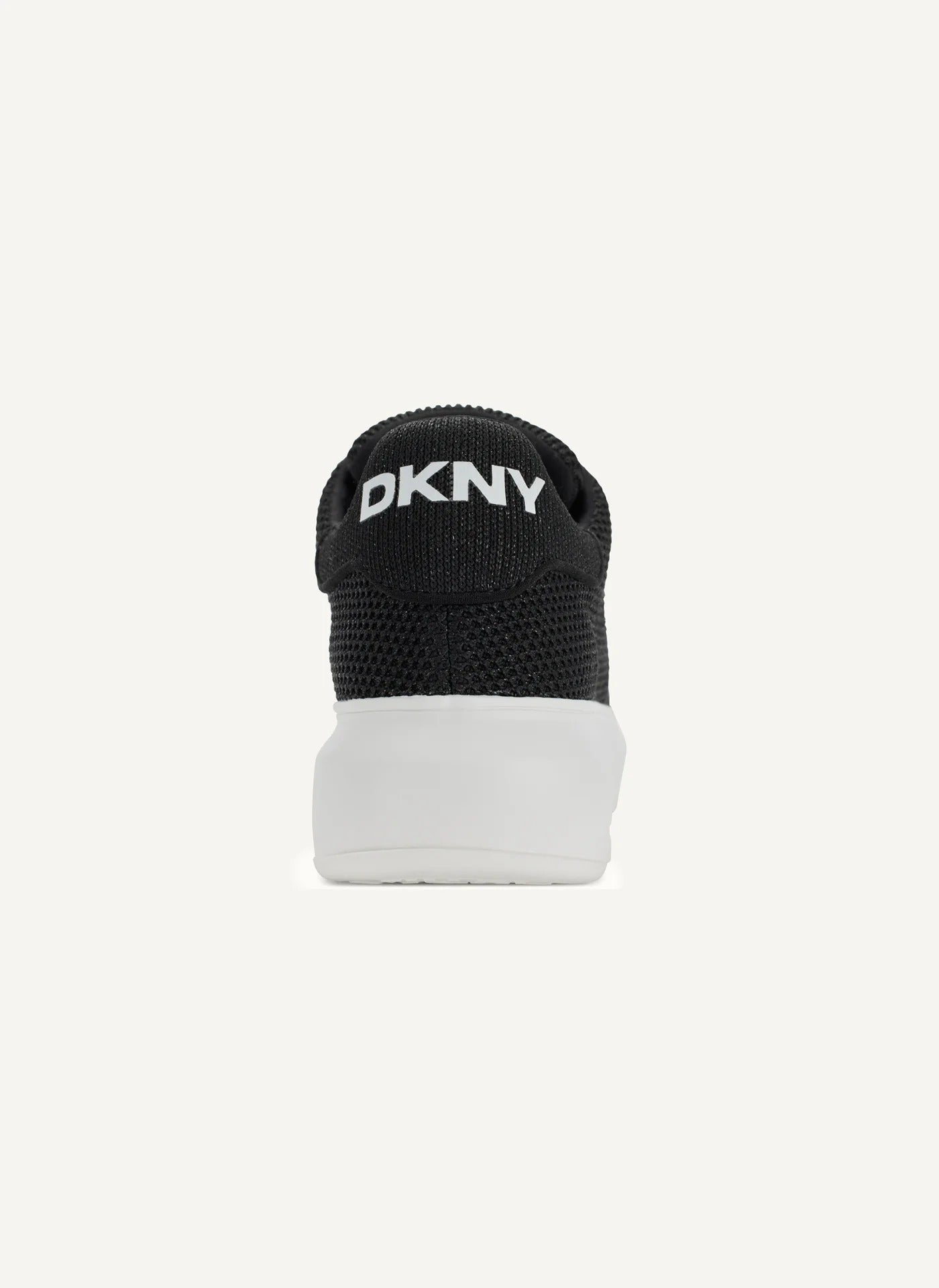 Jewel Knit Lace Up Sneaker (Black)