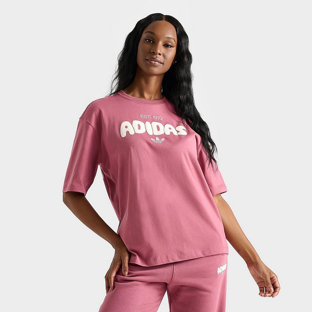 Bubble Boyfriend T-Shirt (Collegiate Burgundy)