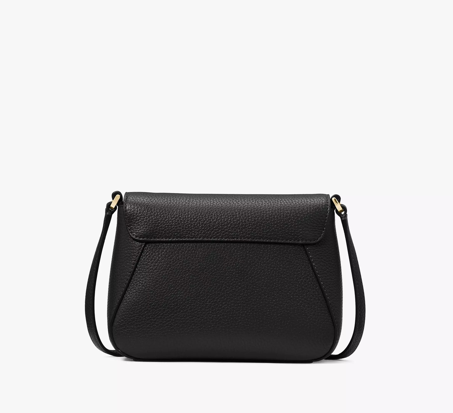 Monica Small Flap Crossbody (Black)