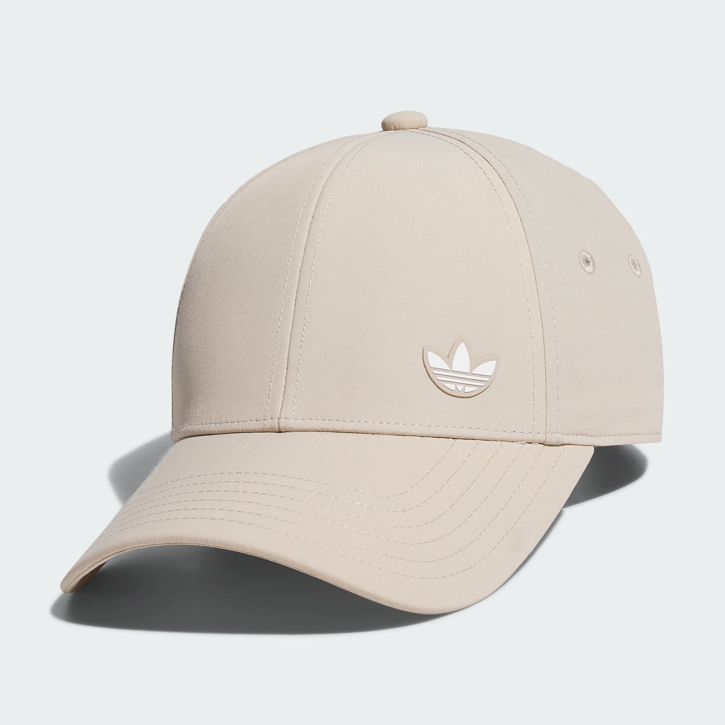 Luna Structured Strapback Hat (Beige)