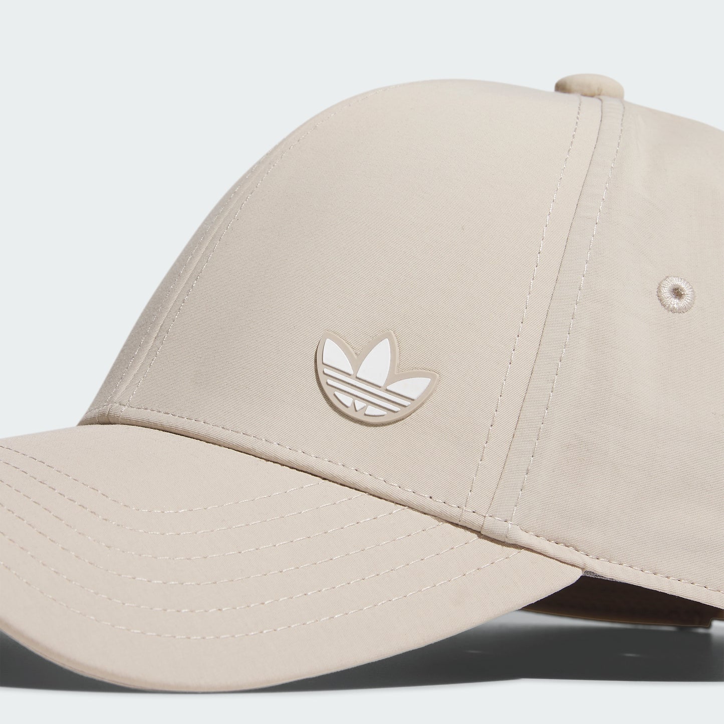 Luna Structured Strapback Hat (Beige)