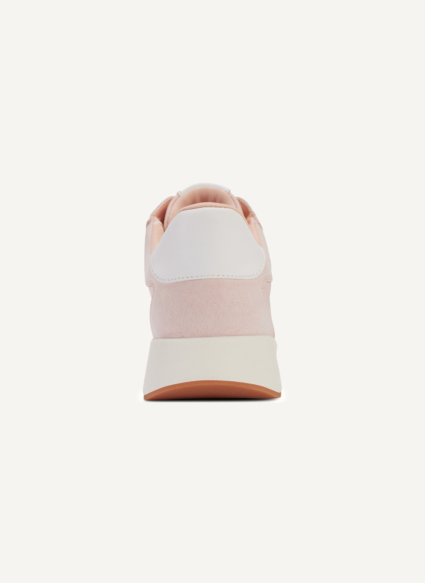 Oaks Logo Lace Up Sneakers (Pale Blush)