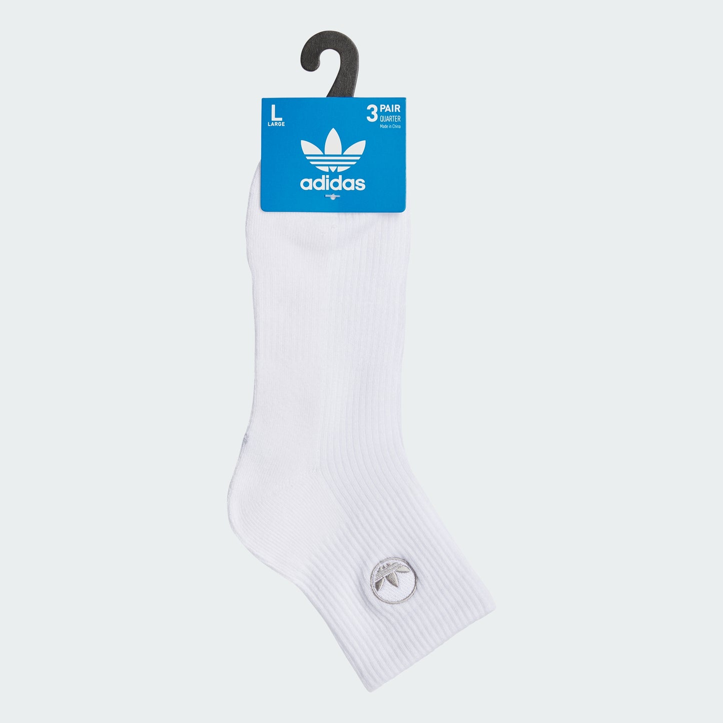 Originals PRM 3-Pack Quarter Socks (White / Onix Mel. / Black)