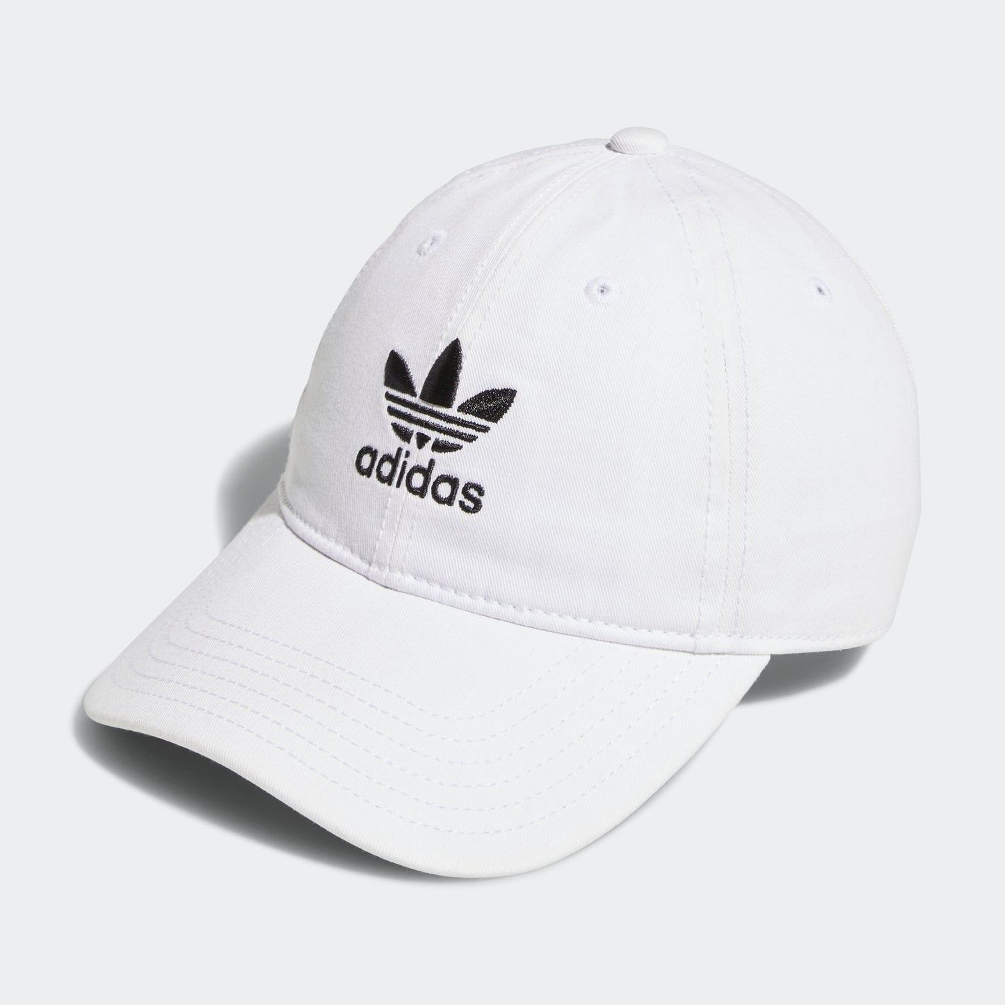 Relaxed Strap-Back Hat (White)