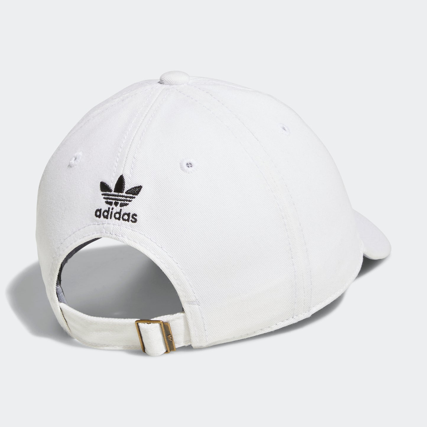 Relaxed Strap-Back Hat (White)