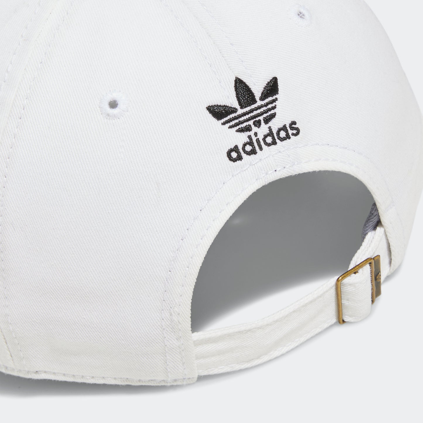 Relaxed Strap-Back Hat (White)