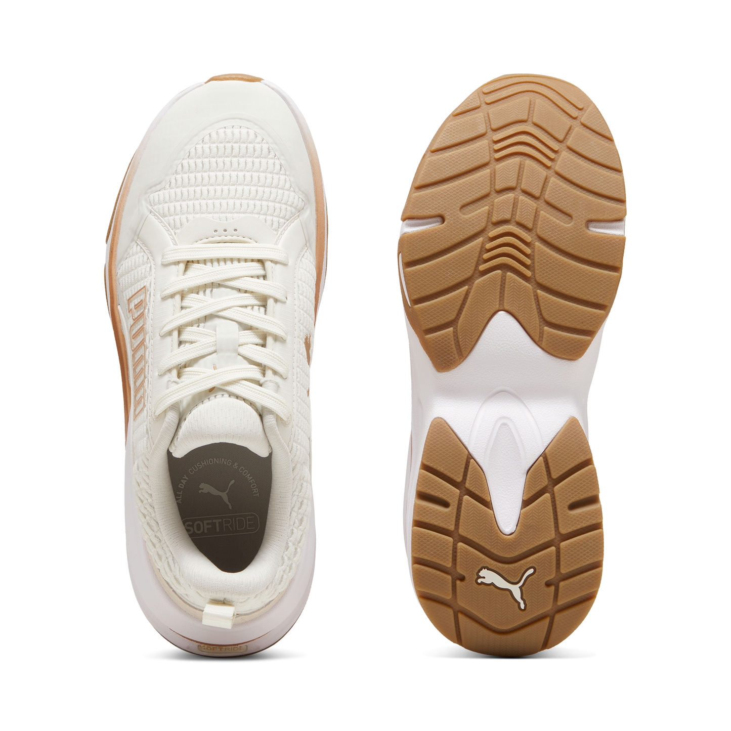 Softride Divine Shoes (Vapor Gray / Gold / Gum)