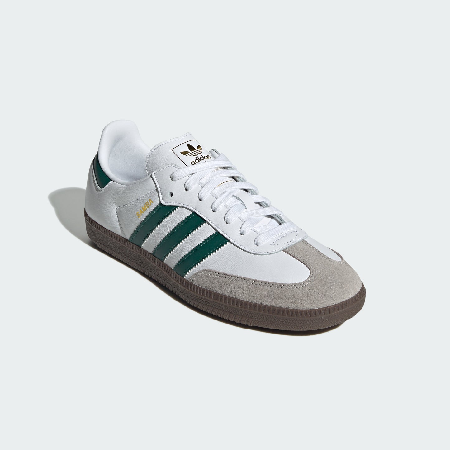 Samba OG Shoes (Cloud White / Collegiate Green / Clear Granite)