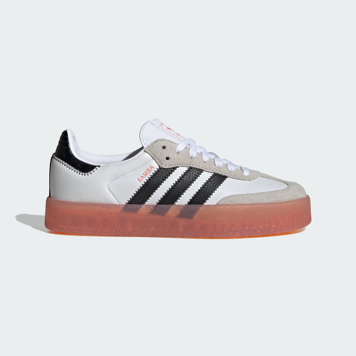 Sambae Shoes (White / Black / Coral)