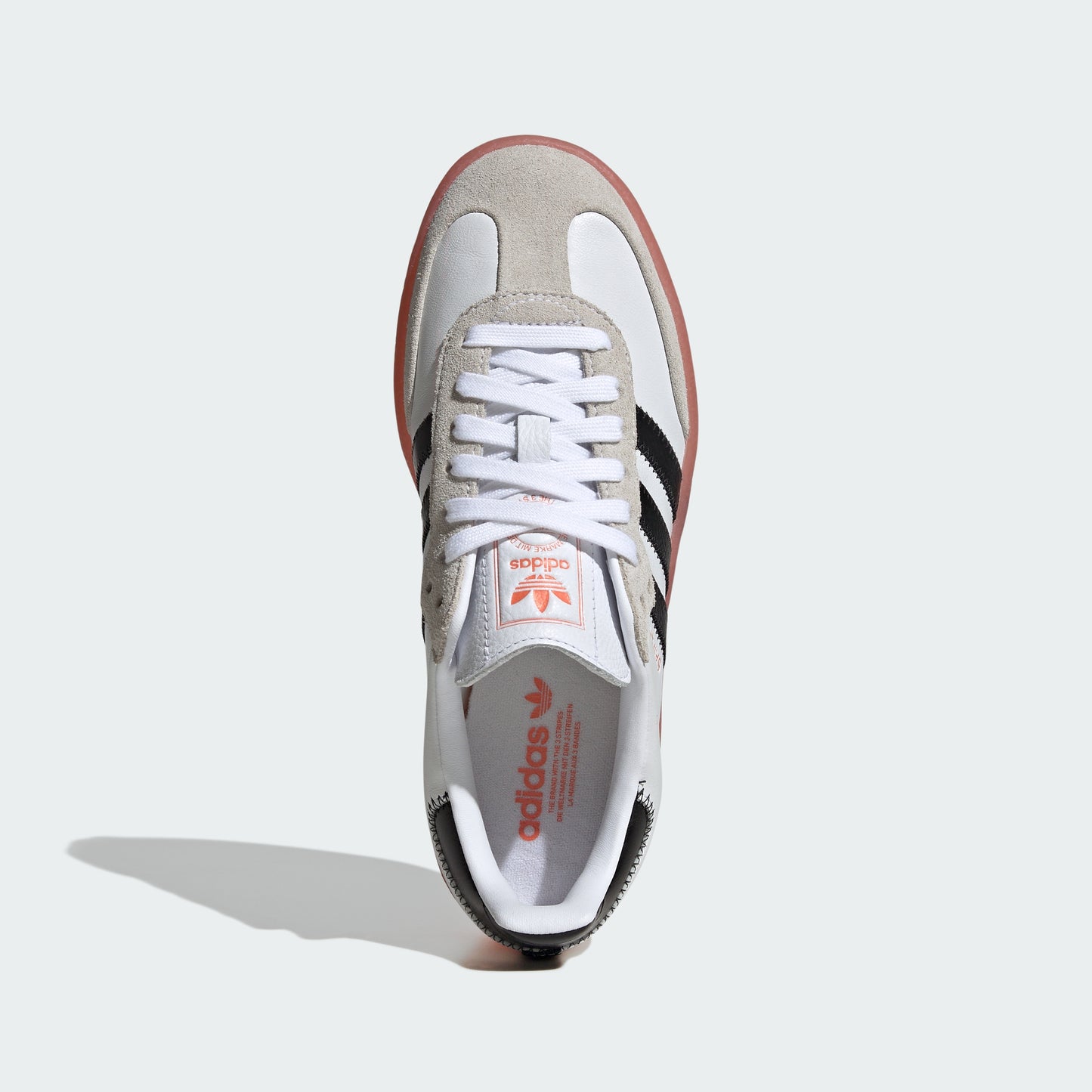 Sambae Shoes (White / Black / Coral)