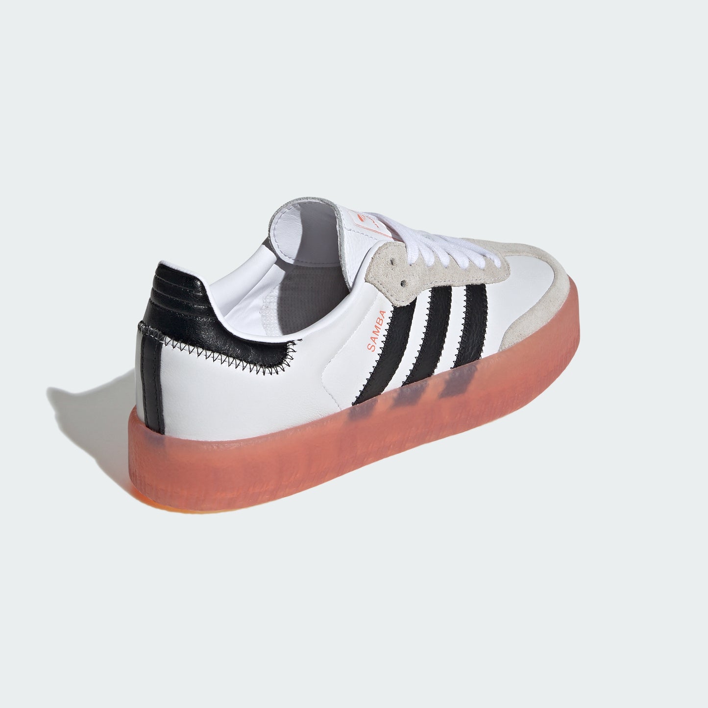 Sambae Shoes (White / Black / Coral)