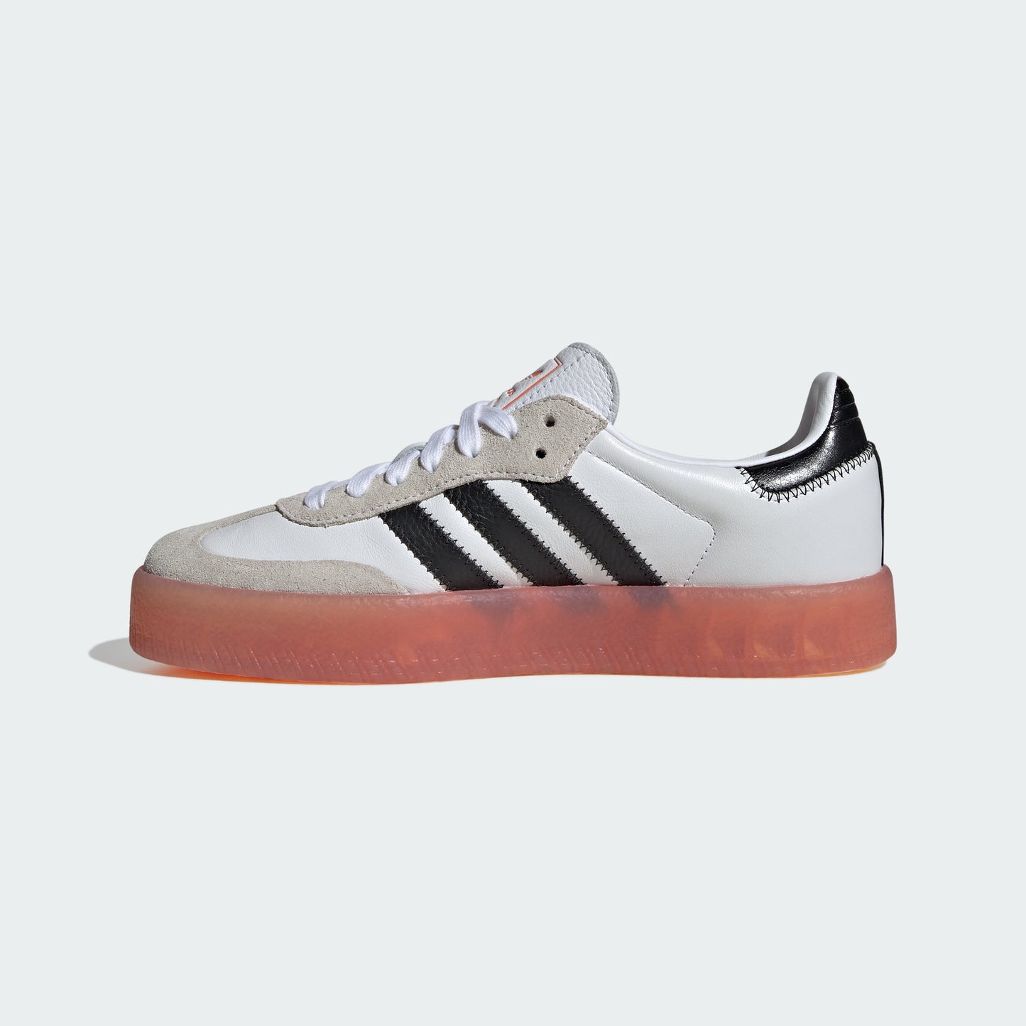 Sambae Shoes (White / Black / Coral)