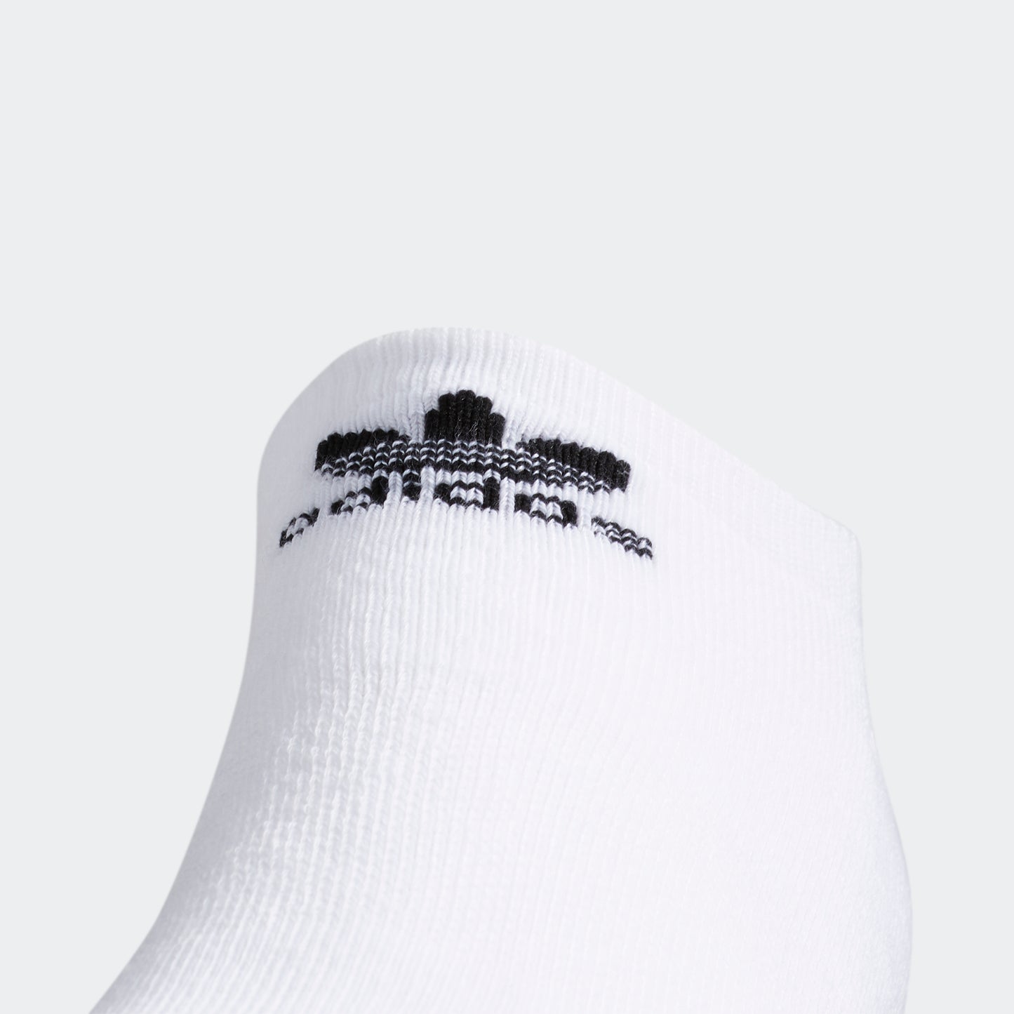 Trefoil No-Show Socks 6 pairs (White / Black)