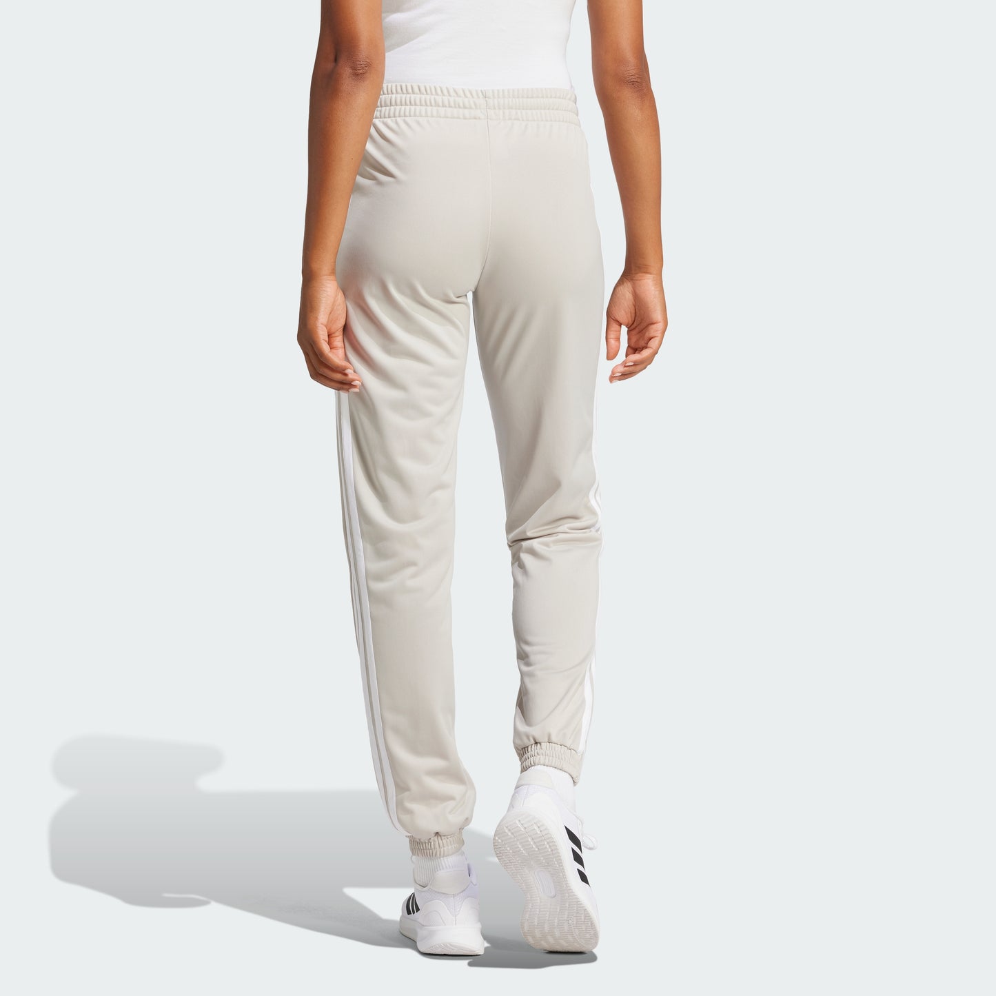 Tricot 3-Stripes Track Pants (Beige / White)