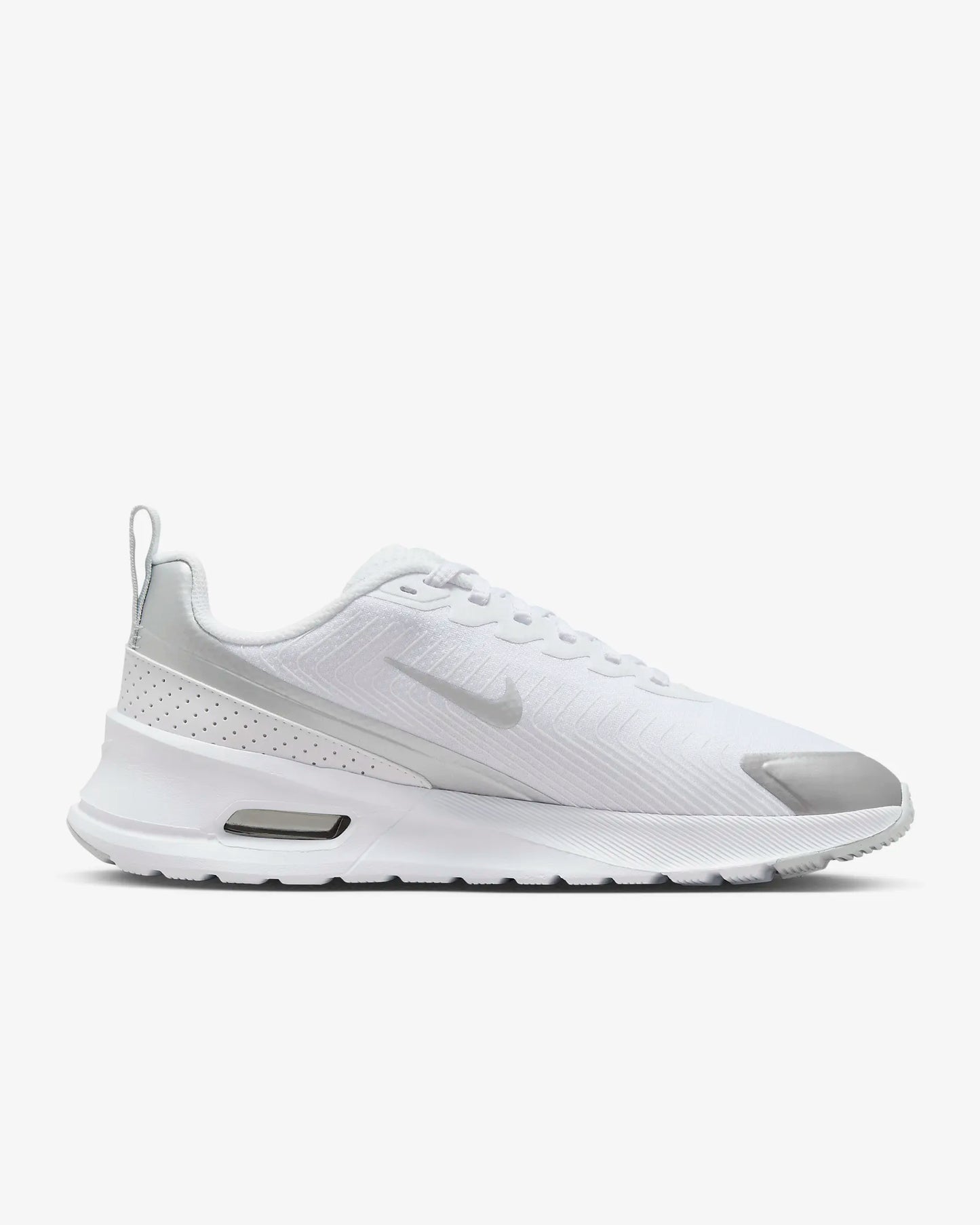 Air Max Nuaxis Shoes (White/Pure Platinum/Metallic Silver/White)