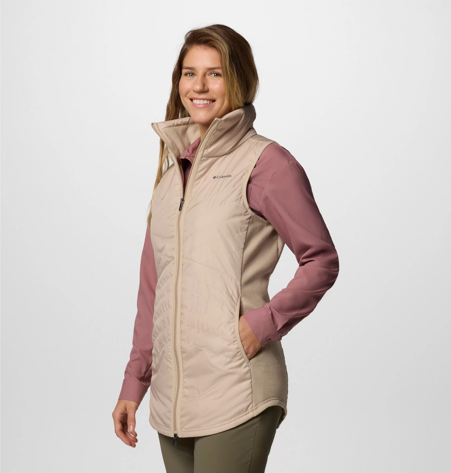 Mix It Around Long Vest II (Beige)