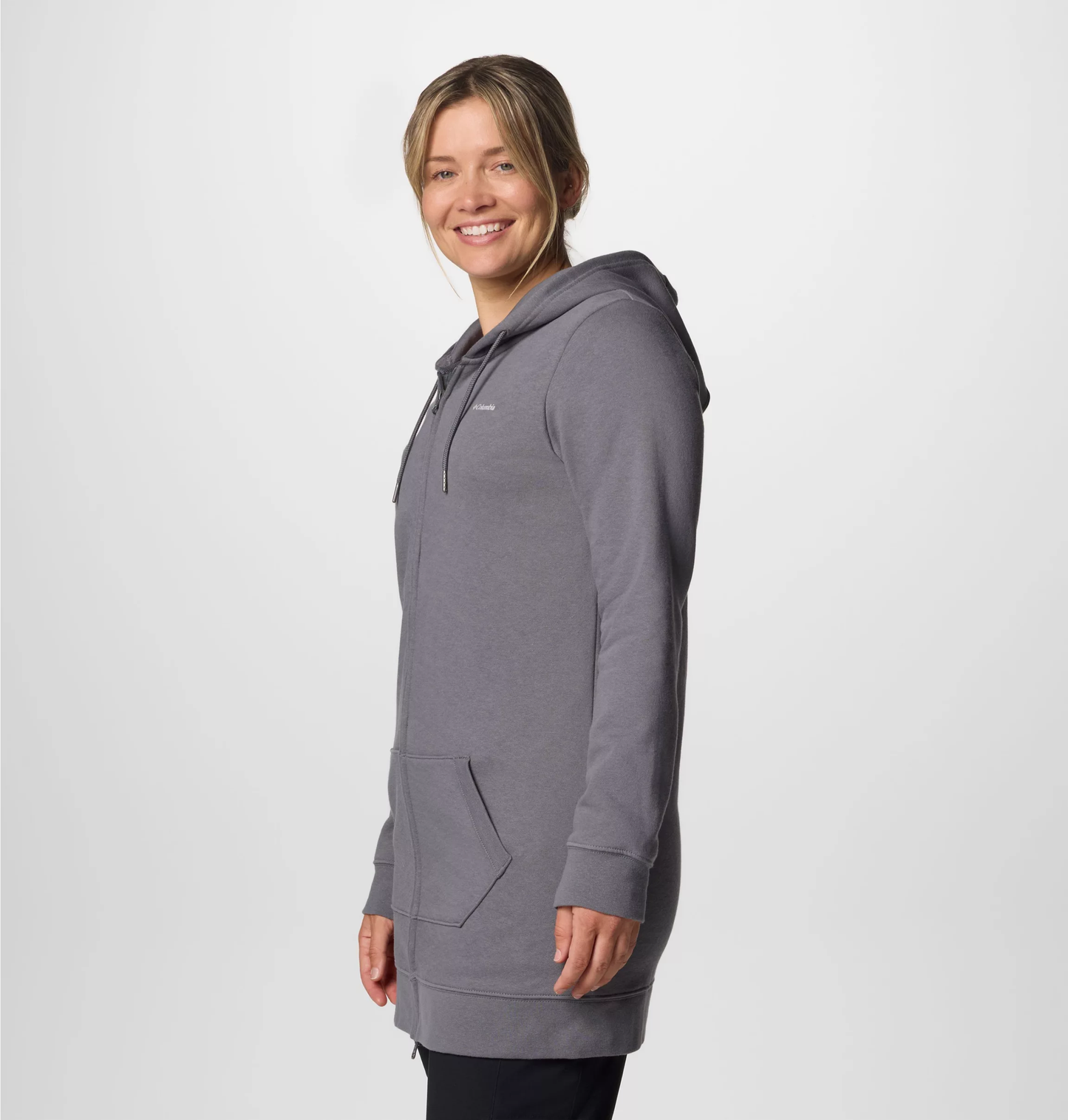 Burr Trail Long Full Zip Hoodie (Gray)