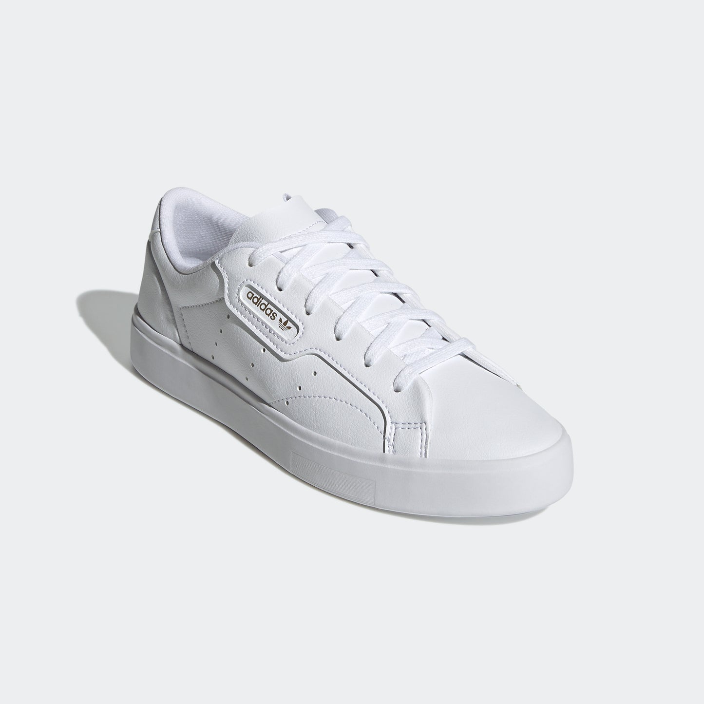 Sleek Shoes (White / Gold)