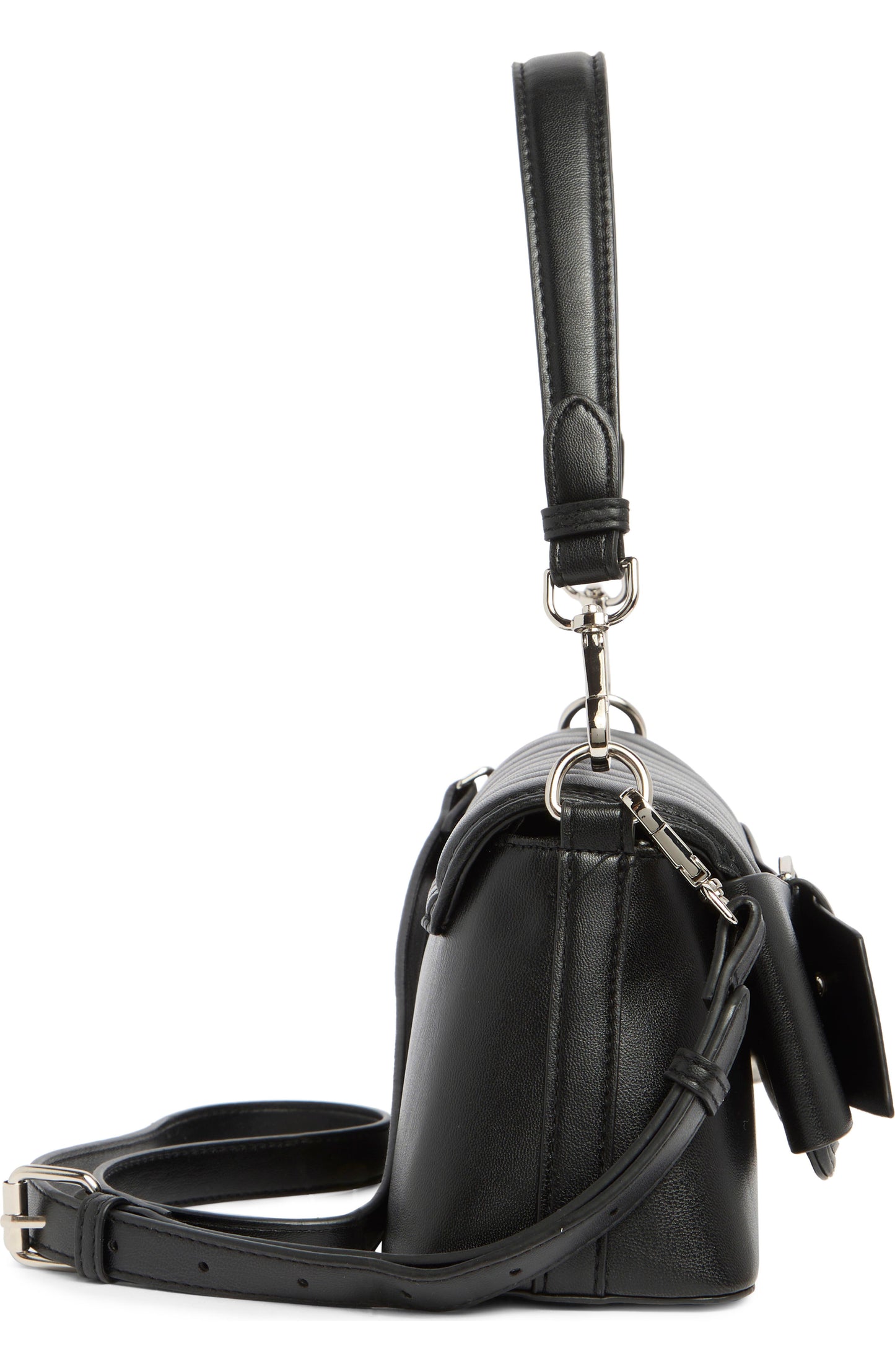 Ace Buckle Satchel (Black)