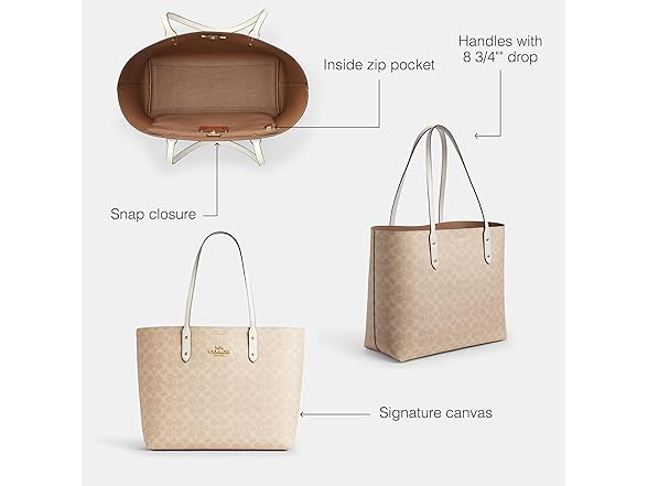 Town Tote (Sand / Chalk)