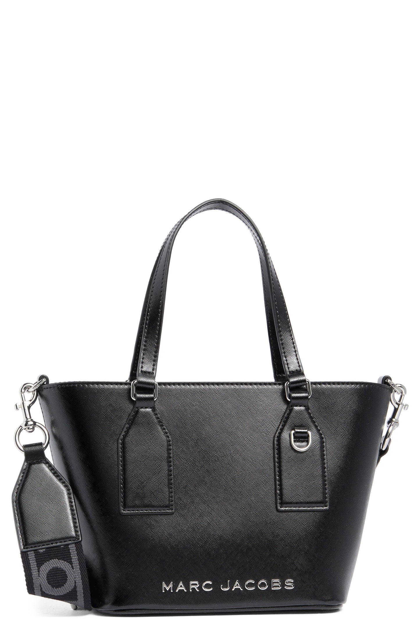 Trademarc Small Tote Satchel (Black)
