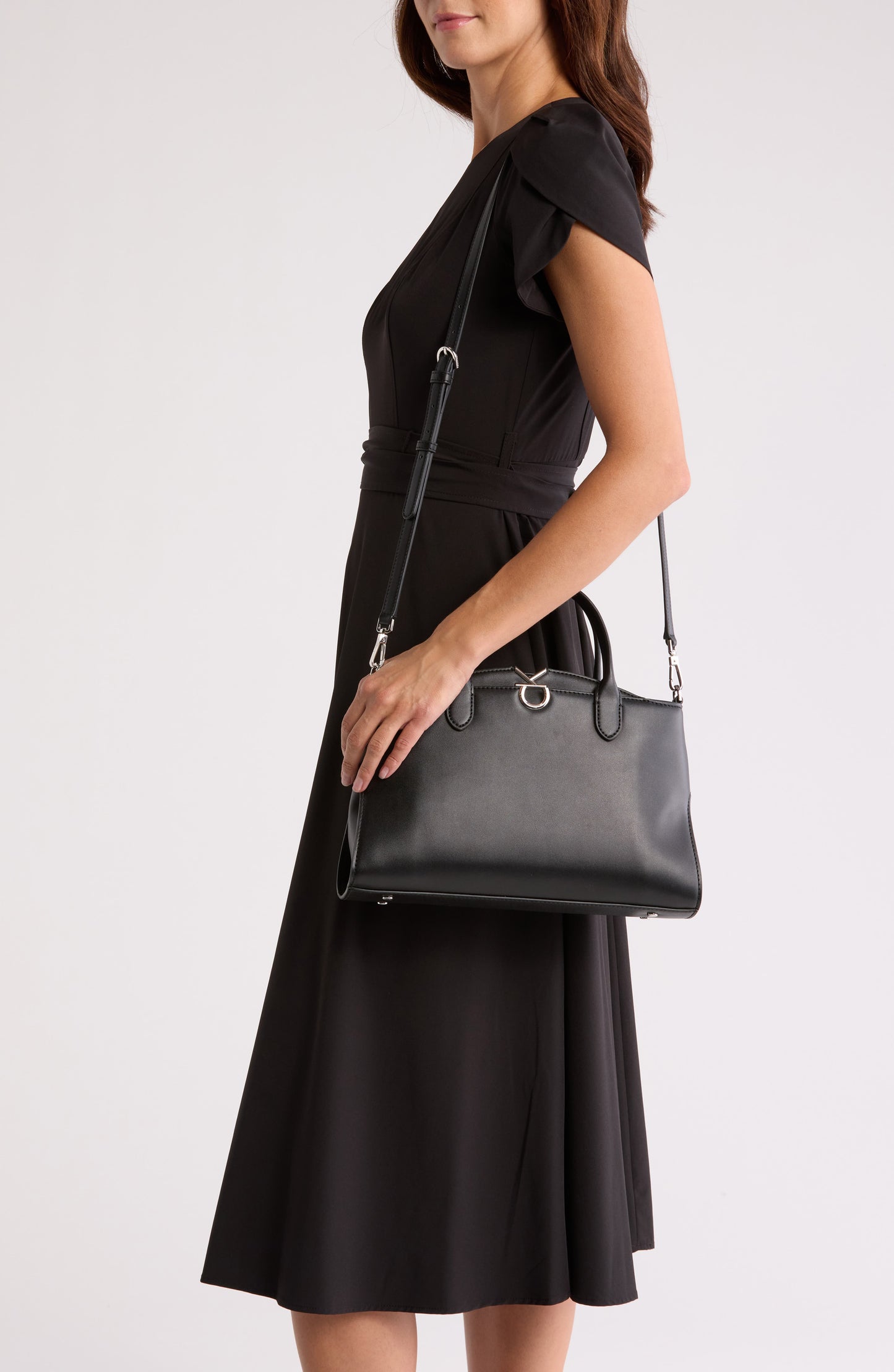 Crisell Satchel Bag (Black)