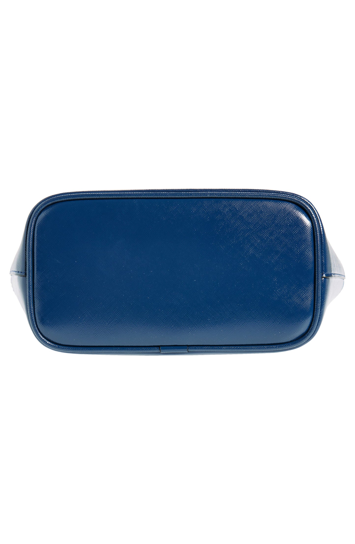 Trademarc Small Tote Satchel (Blue)