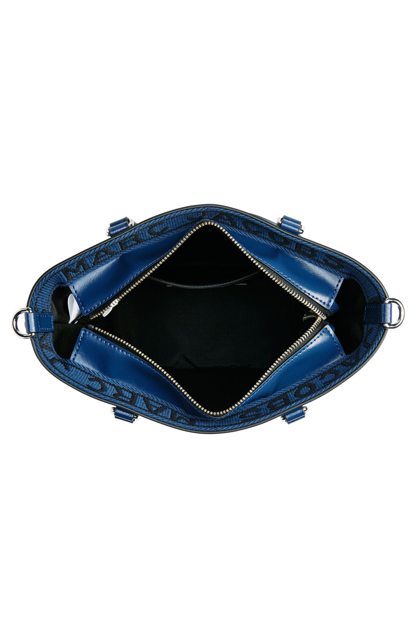 Trademarc Small Tote Satchel (Blue)