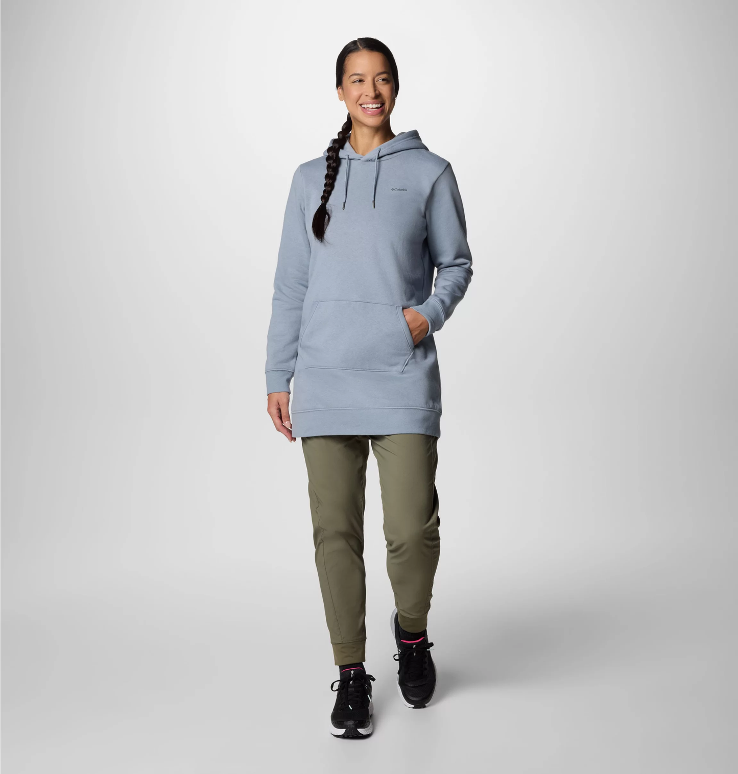 Burr Trail Long Hoodie (Gray)