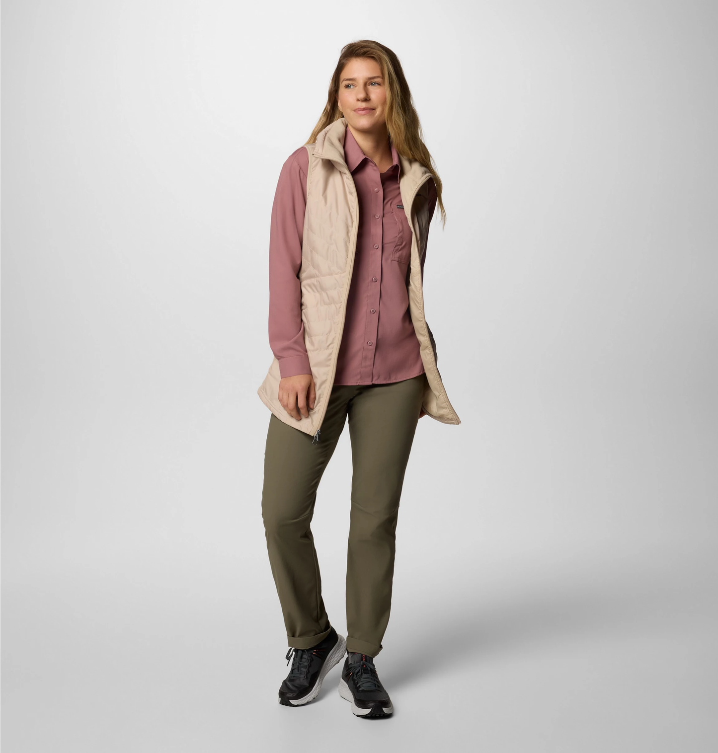 Mix It Around Long Vest II (Beige)