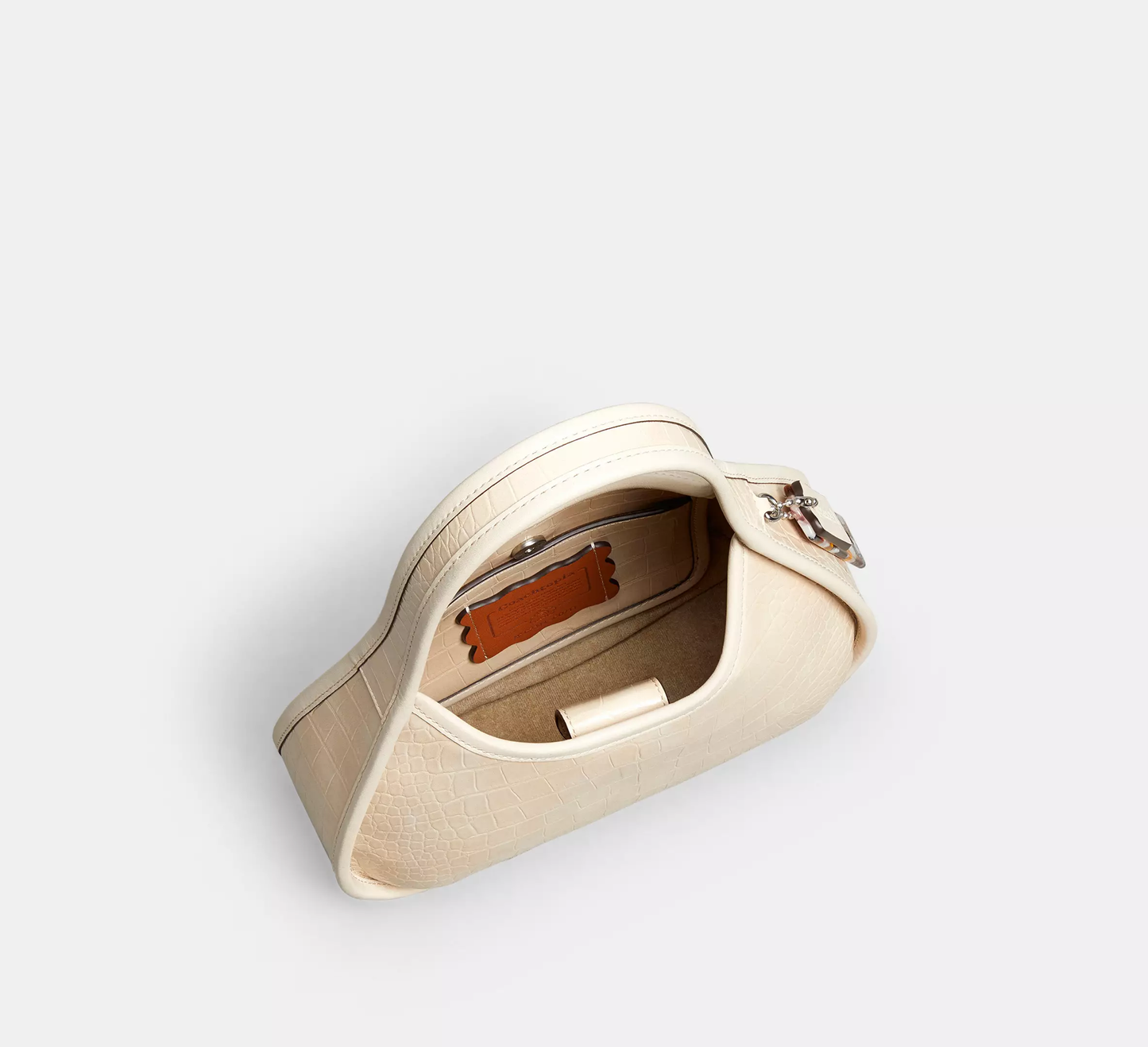 Ergo Bag In Croc Embossed Coachtopia Leather (Cloud)