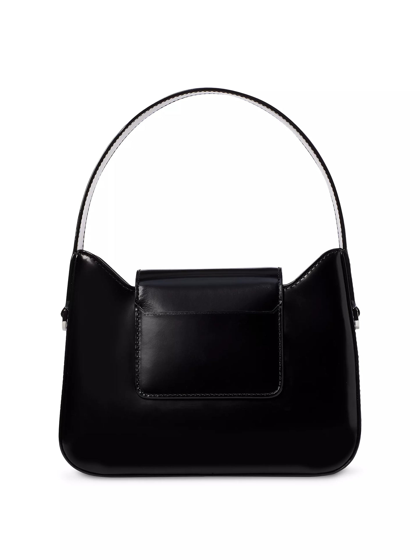 Sam Icon Spazzolatto Leather Mini Hobo Bag (Black)