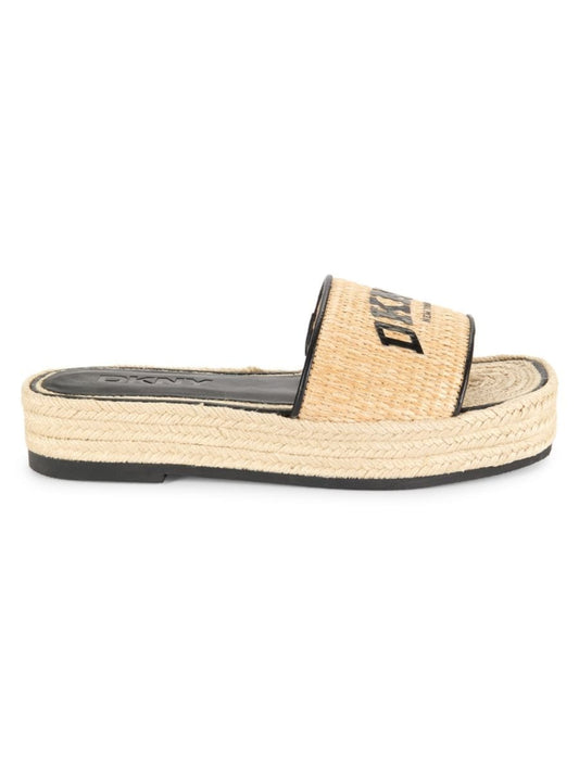 Fiona Arch Logo Platform Slides (Natural / Black)
