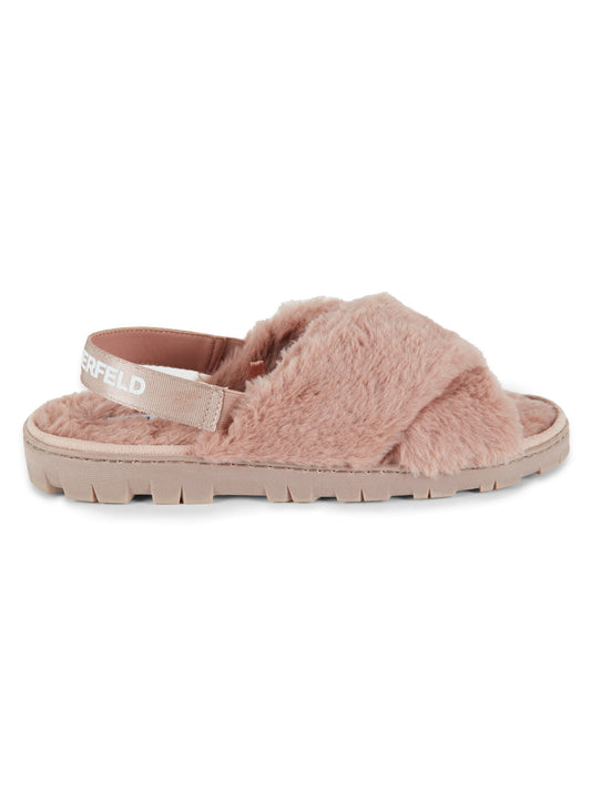 Jessica Fur Slippers (Mauve)