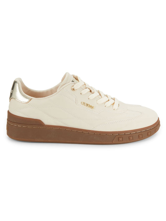 Quilt Logo Sneakers (Natural)