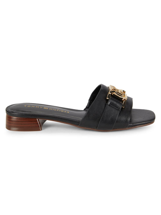 Meliei Logo Sandals (Black)
