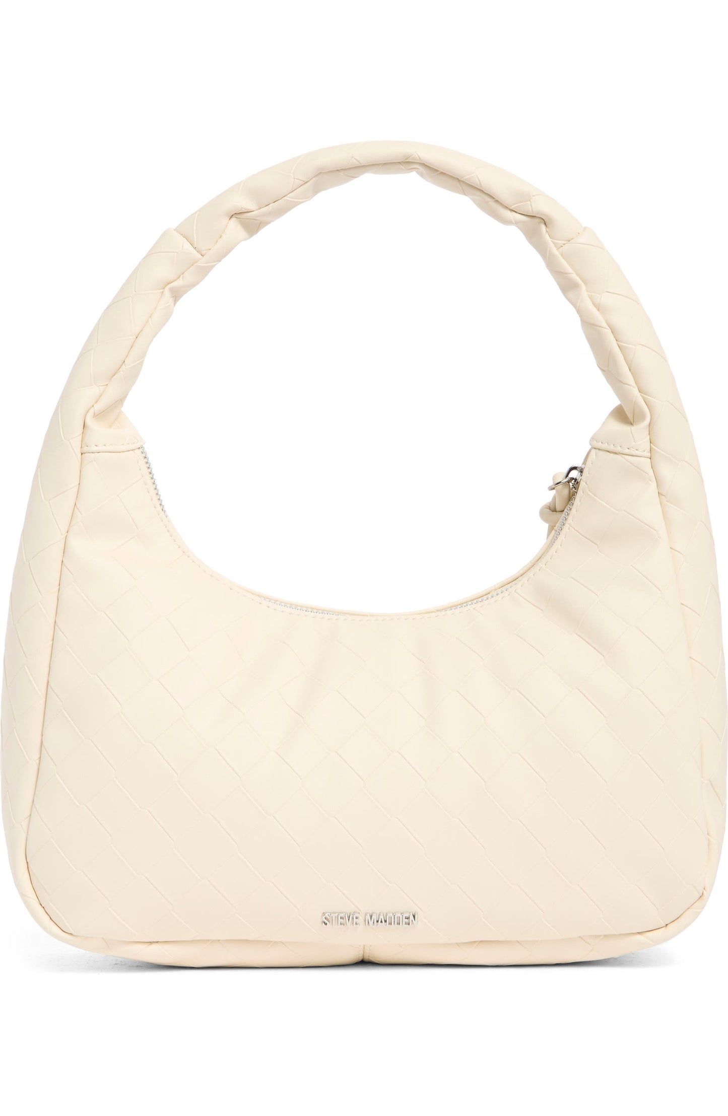Embossed Shoulder Bag (Cream)