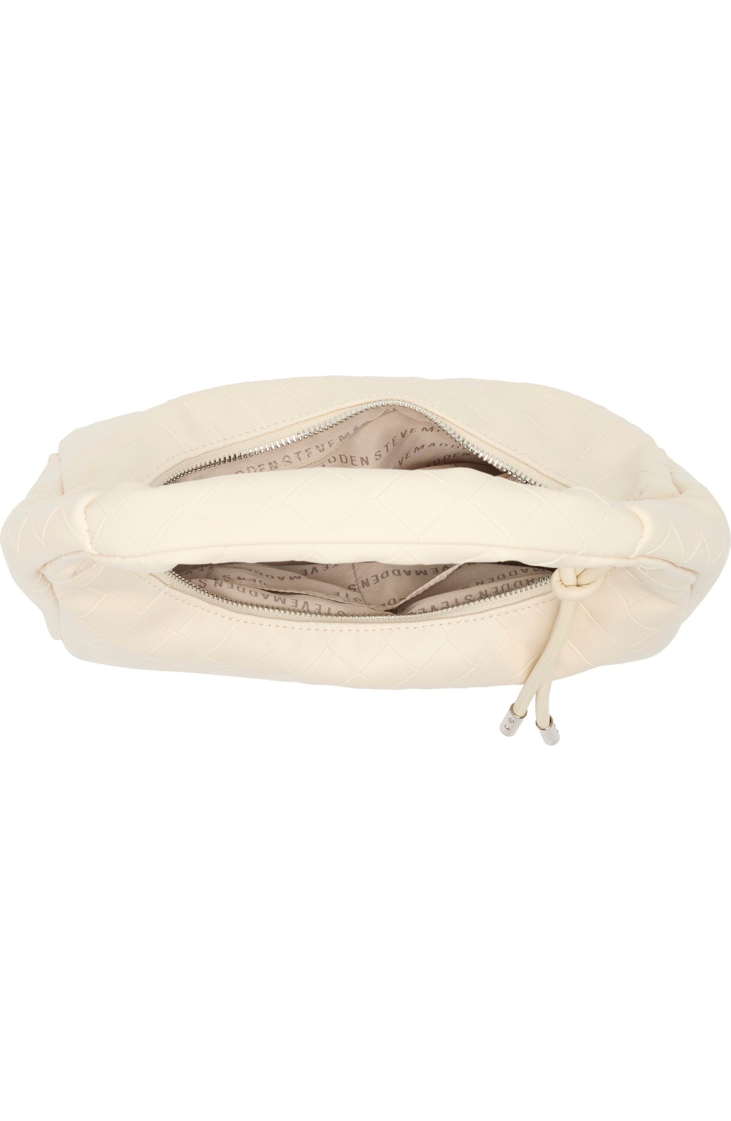 Embossed Shoulder Bag (Cream)