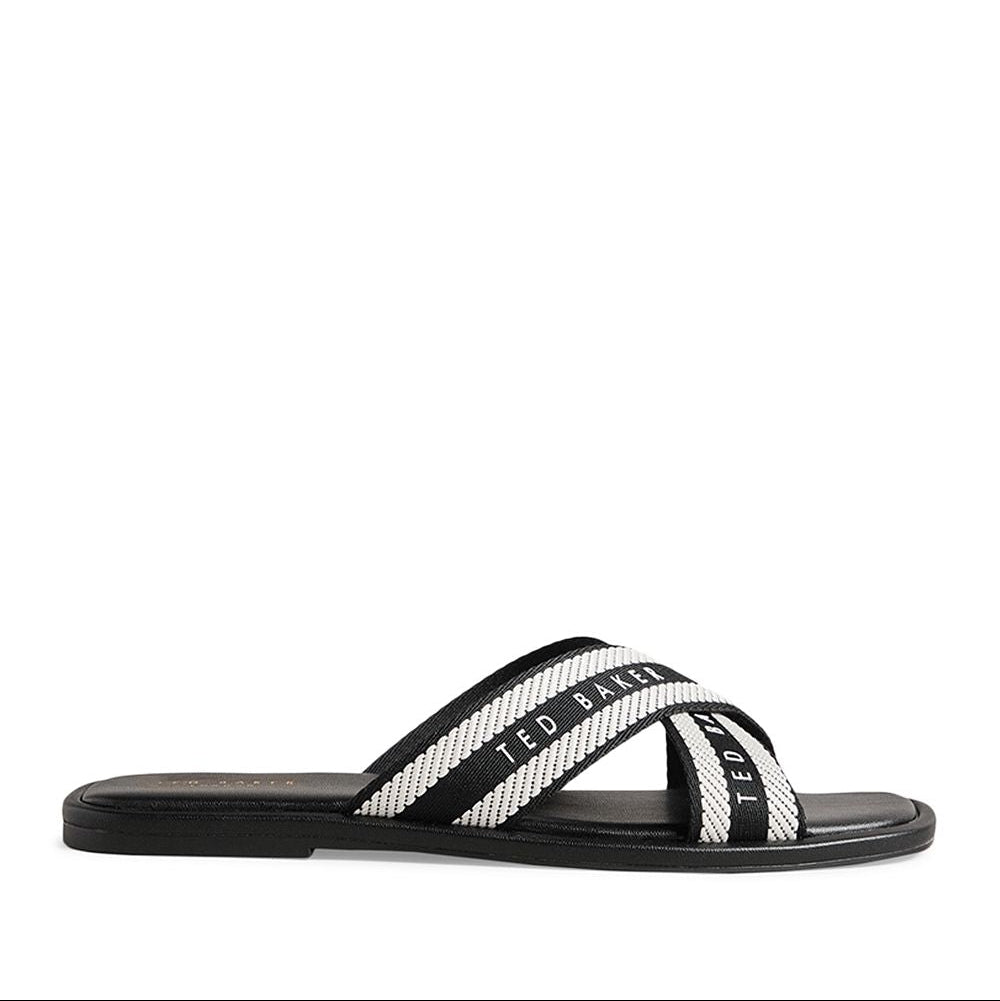 Ashika Crisscross Sandals (Black)