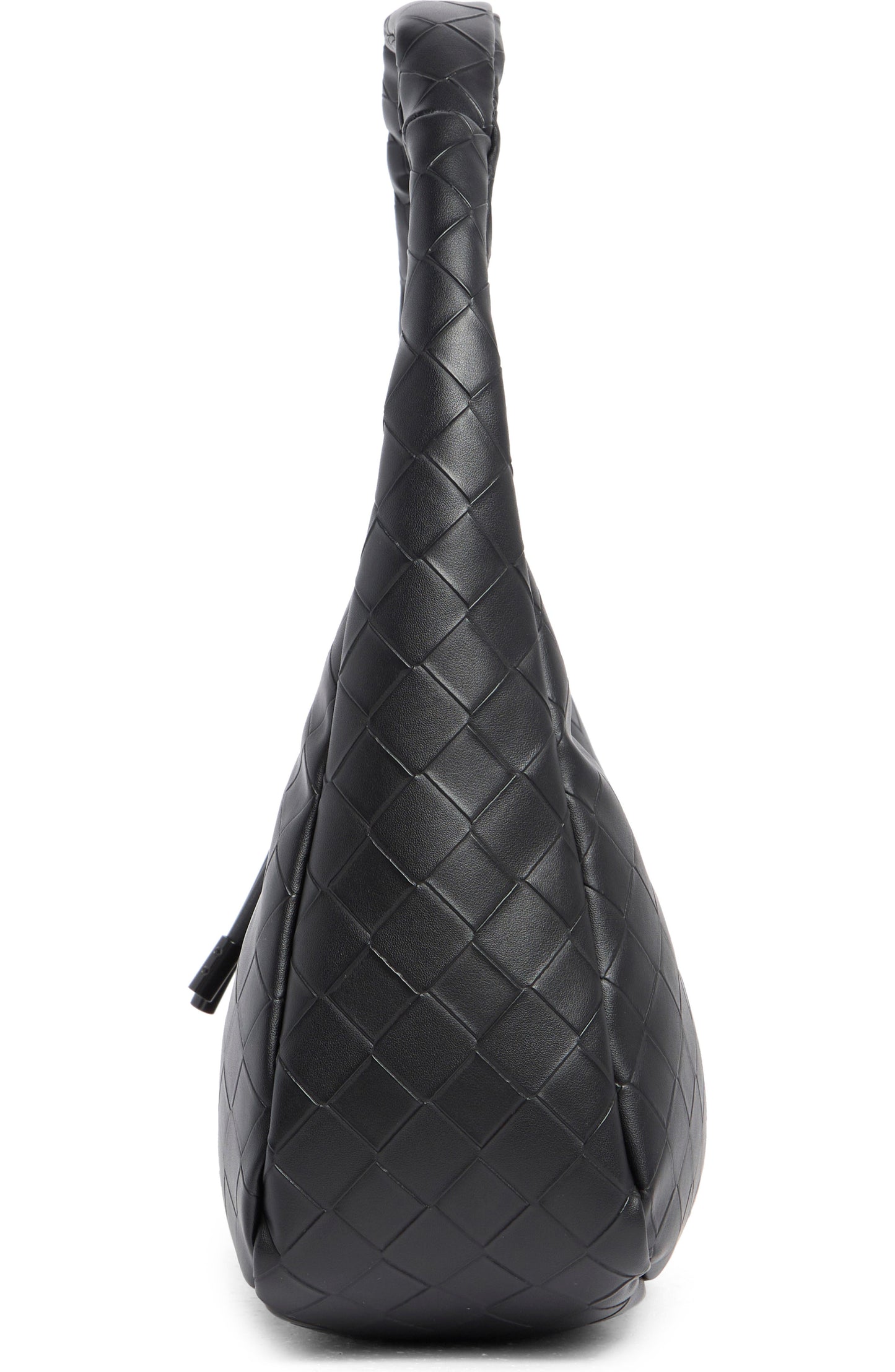 Embossed Shoulder Bag (Black)